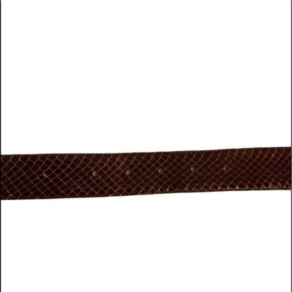 SNAKESKIN BELT Size s/m brown main image 9